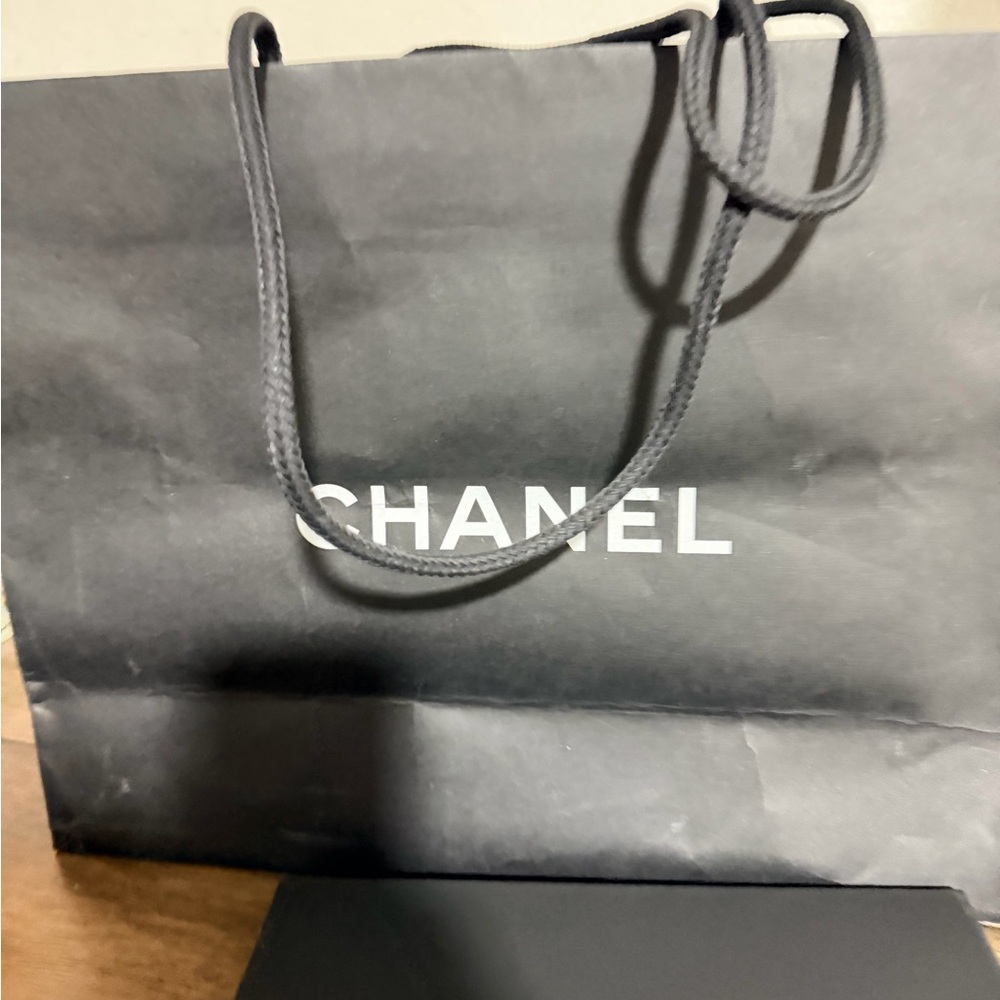 Chanel Black Shopping Bag and box - Picture 7 of 8